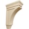 Ekena Millwork 2 3/4"W x 5 1/2"D x 8"H Mini Lucan Wood Corbel, Rubberwood CORW03X06X08LURW - alternate 1